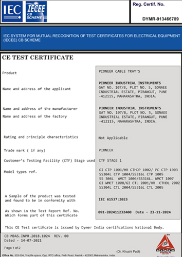 Certificates