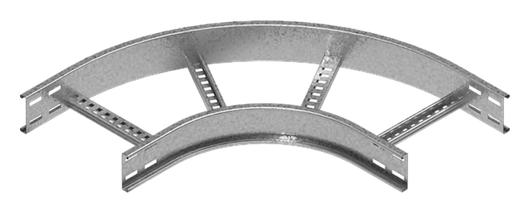 Ladder cable tray 90 degree bend