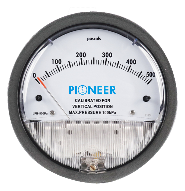 Pioneer low differential pressure gauge