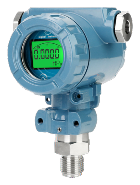 Pioneer pressure transmitter with LCD display and threaded process connection