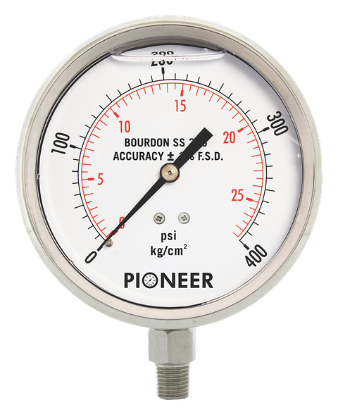 Bourdon Type SS Pressure Gauge by Pioneer
